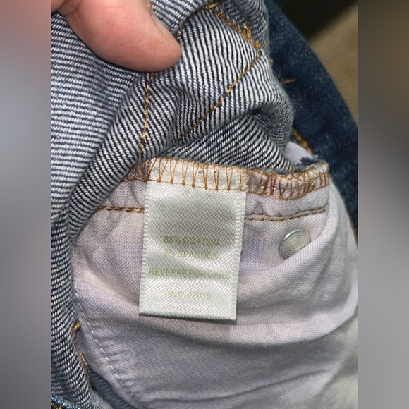 Garnet Hill 5 pocket bootcut bleach tie dye 26 28 jeans - Picture 5 of 8